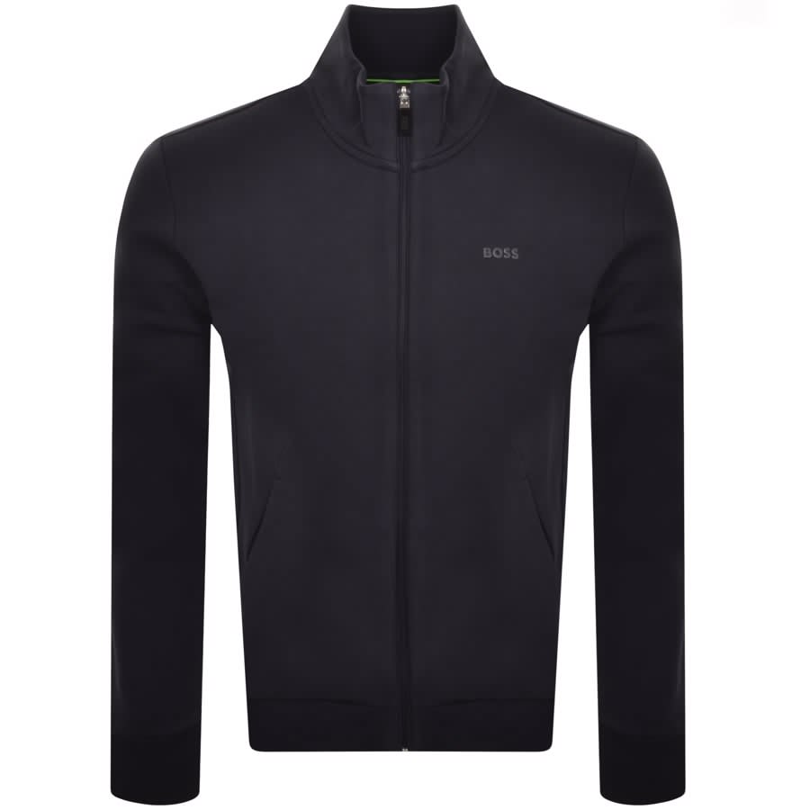 BOSS Skaz Full Zip Sweatshirt Navy | Mainline Menswear us